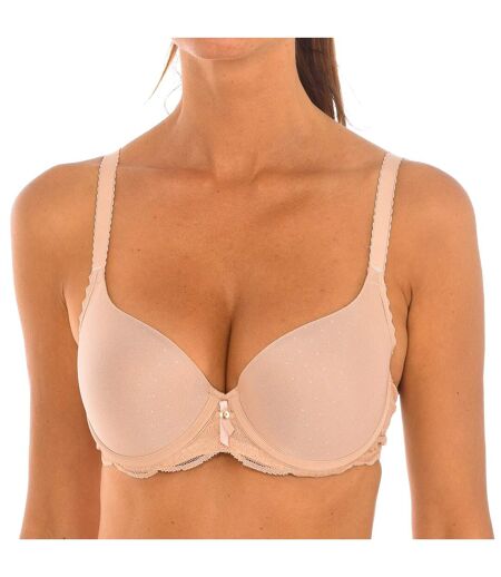 Women's underwired bra with cups P09AW