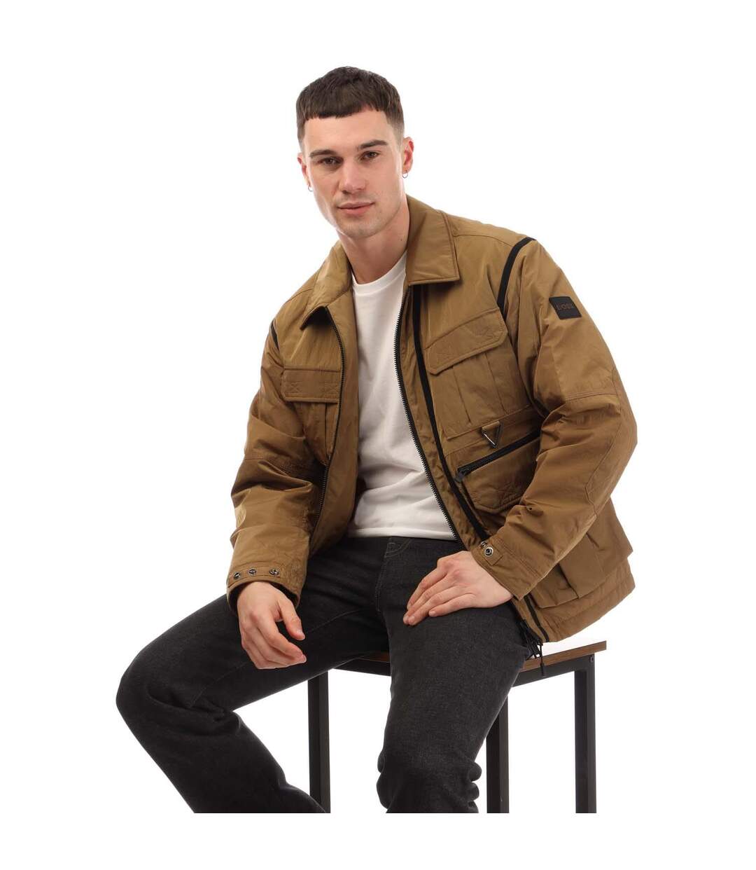 Veste Otniell Homme Beige Boss-1