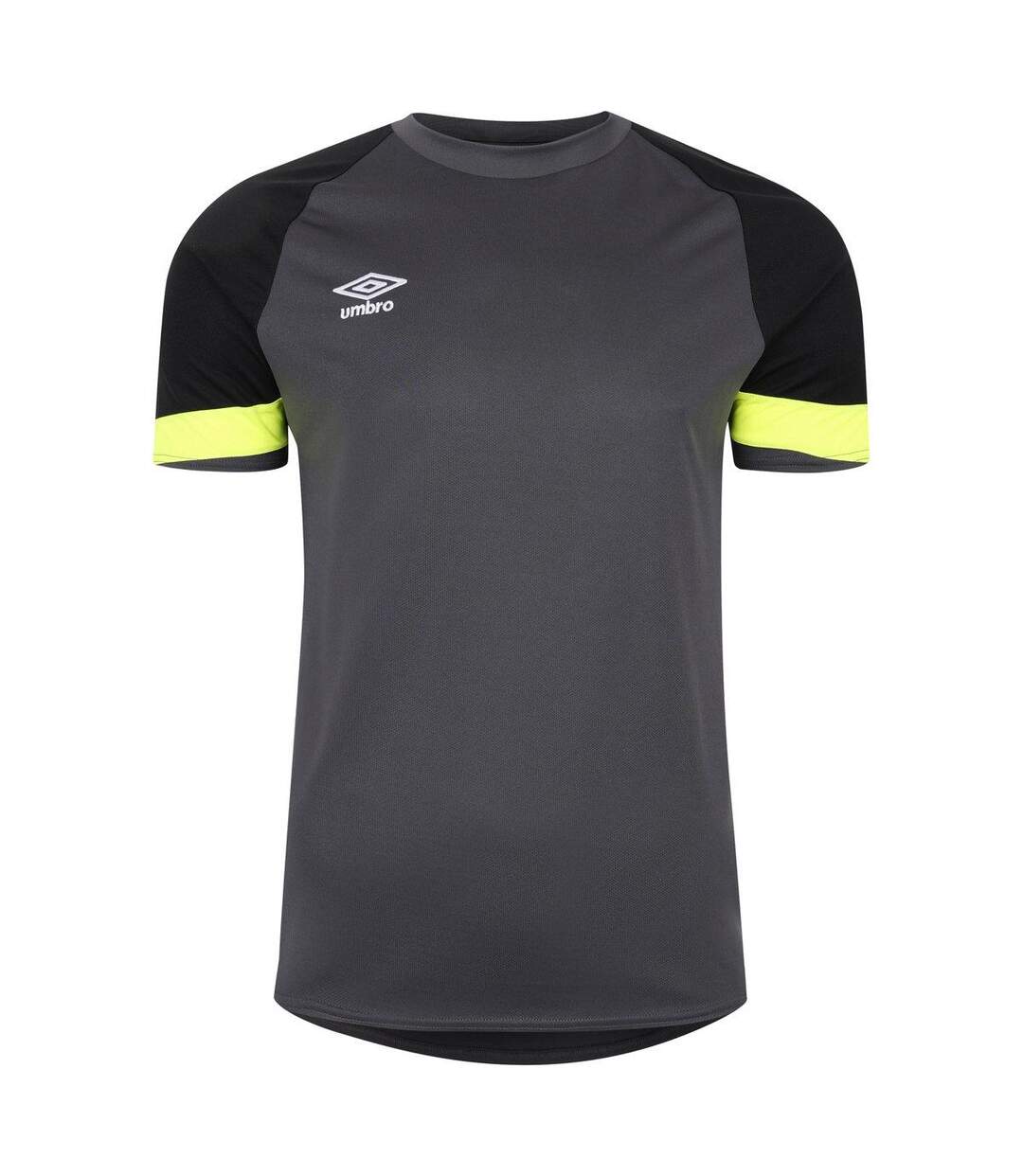 Umbro - Maillot de gardien de but - Homme (Perle noircie / Noir / Jaune fluo) - UTUO2169-1