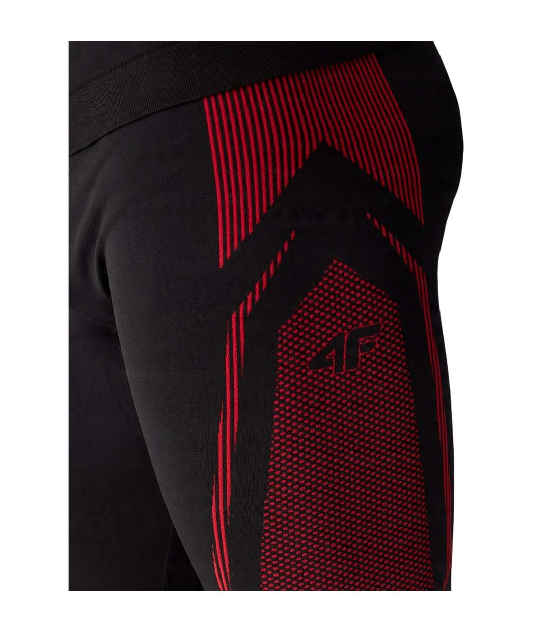 Legging Waw24useam166 Homme Noir Rouge 4F-3