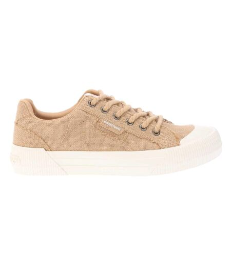 Womens/ladies Cheery Heidi Jute Trainers Natural Rocket Dog