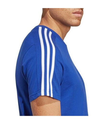 T-shirt Style 3 Rayures Essentials Homme Bleu Adidas