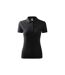 Womens/ladies Pique Polo Shirt Charcoal Malfini-4