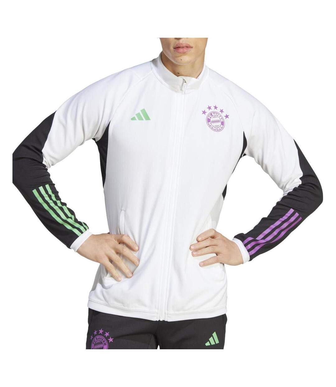 Bayern munich veste blanche homme adidas 23/24 - 3xl-1