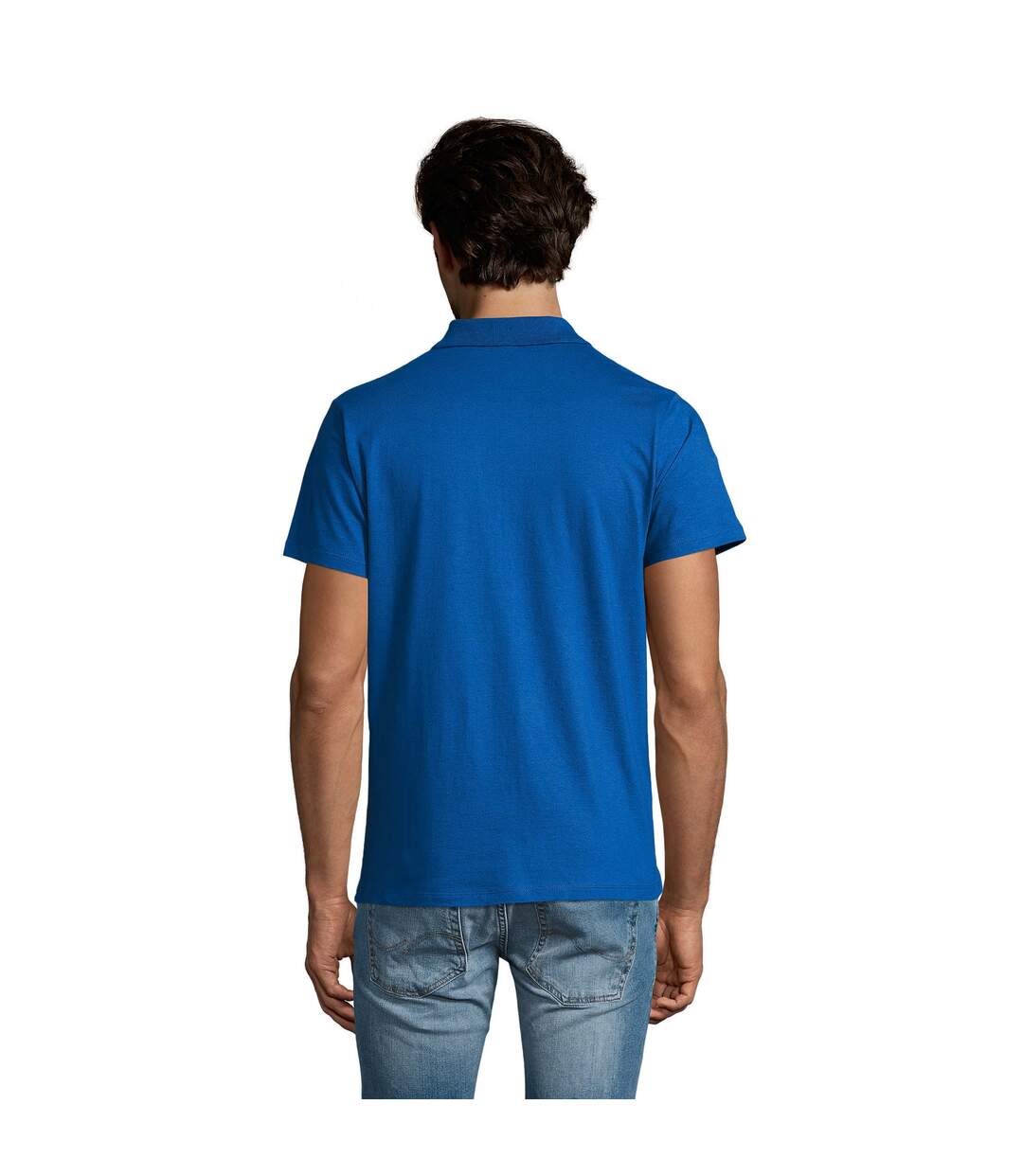 Polo Prescott Homme Bleu Roi SOLS-3