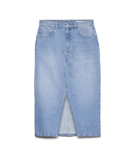 Jupe en jean bleu femme vero moda elfi