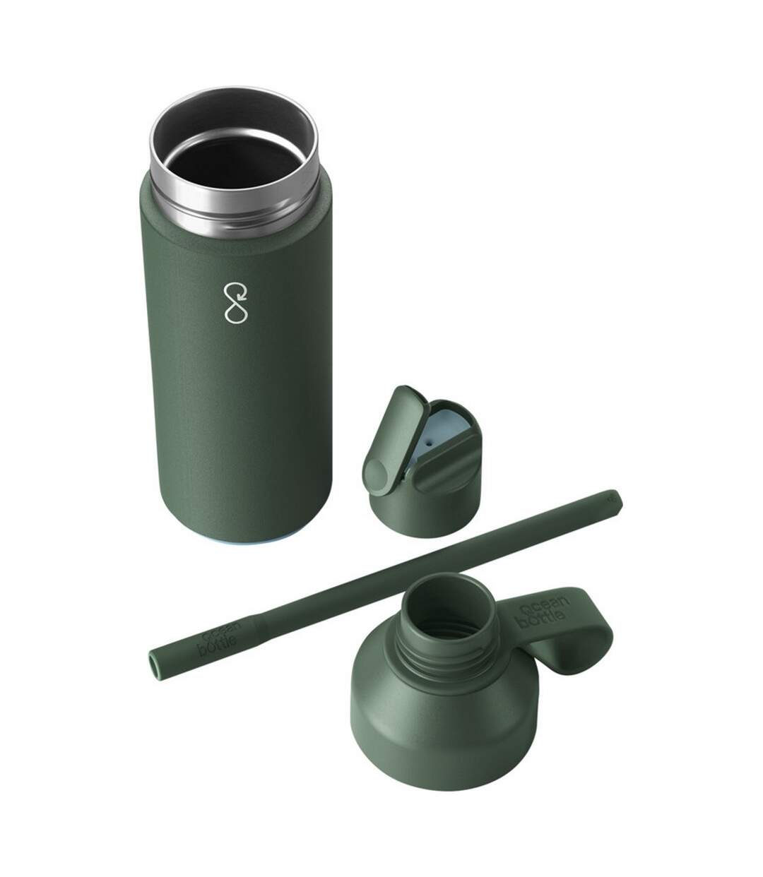 Gourde go taille unique vert forêt Ocean Bottle-3