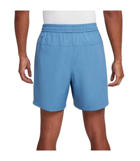 Mens Form Swoosh Dri-fit Shorts Aegean Blue Nike