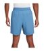 Mens Form Swoosh Dri-fit Shorts Aegean Blue Nike-3