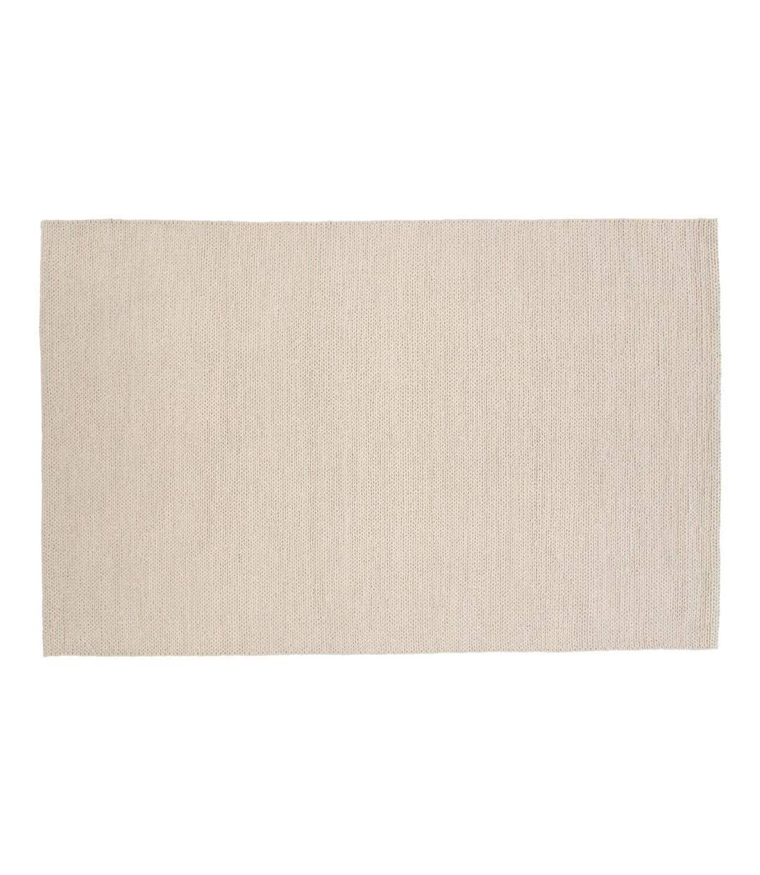 Tapis Tressé en Laine Marta 250x350cm Naturel-1