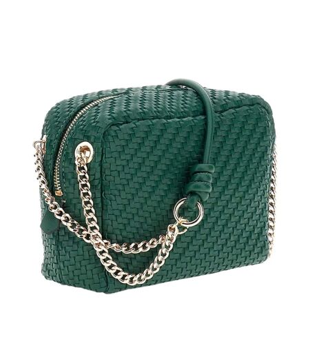Sac à bandoulière vert femme guess francy camera