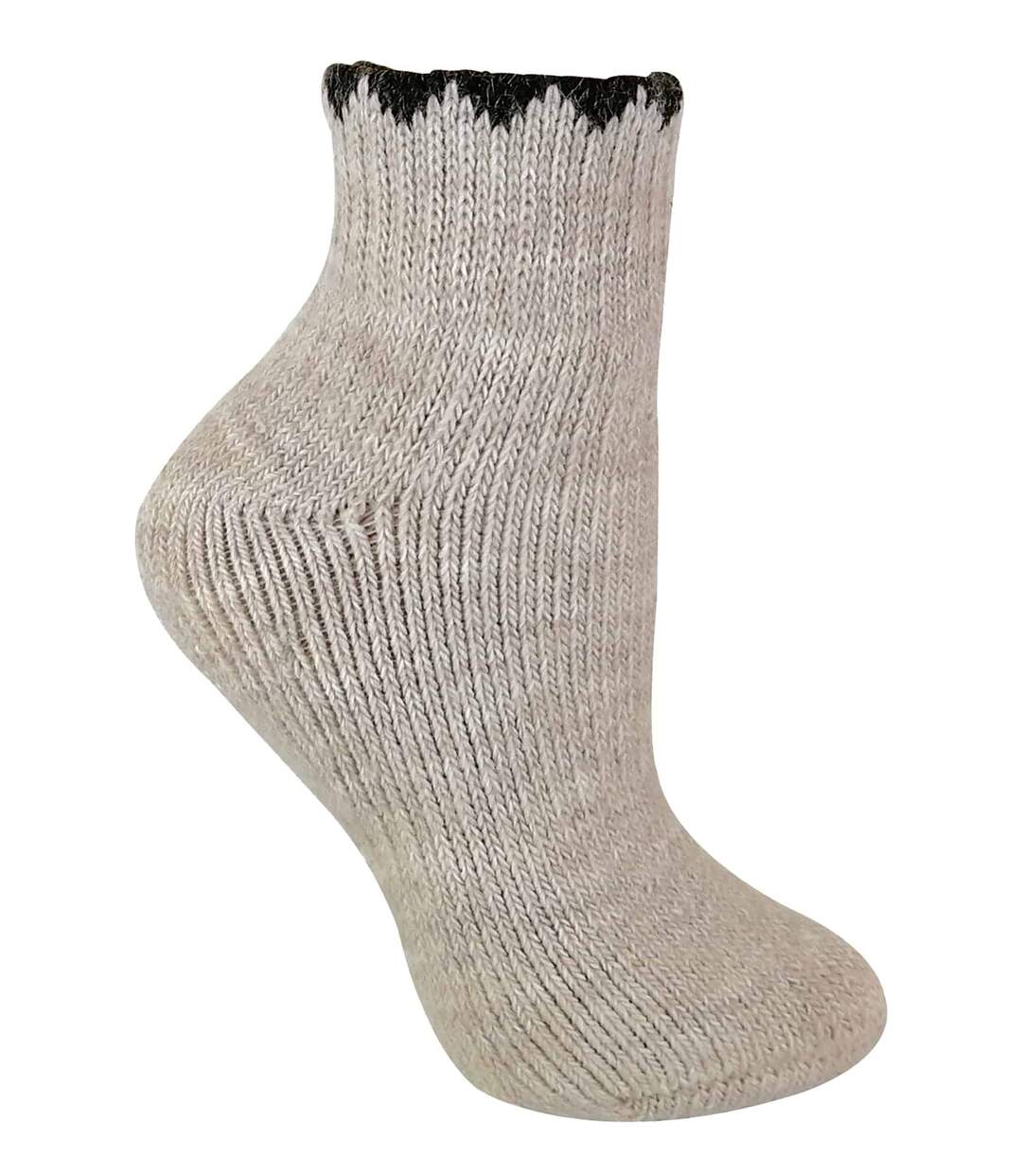 Chaussettes Femme Alpaga Laine Chaudes Basses-1