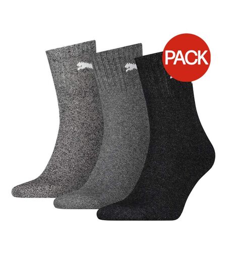 Puma Unisex Adult Crew Socks (Pack of 3) (Grey) - UTRD256