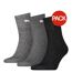 Puma Unisex Adult Crew Socks (Pack of 3) (Grey) - UTRD256-1