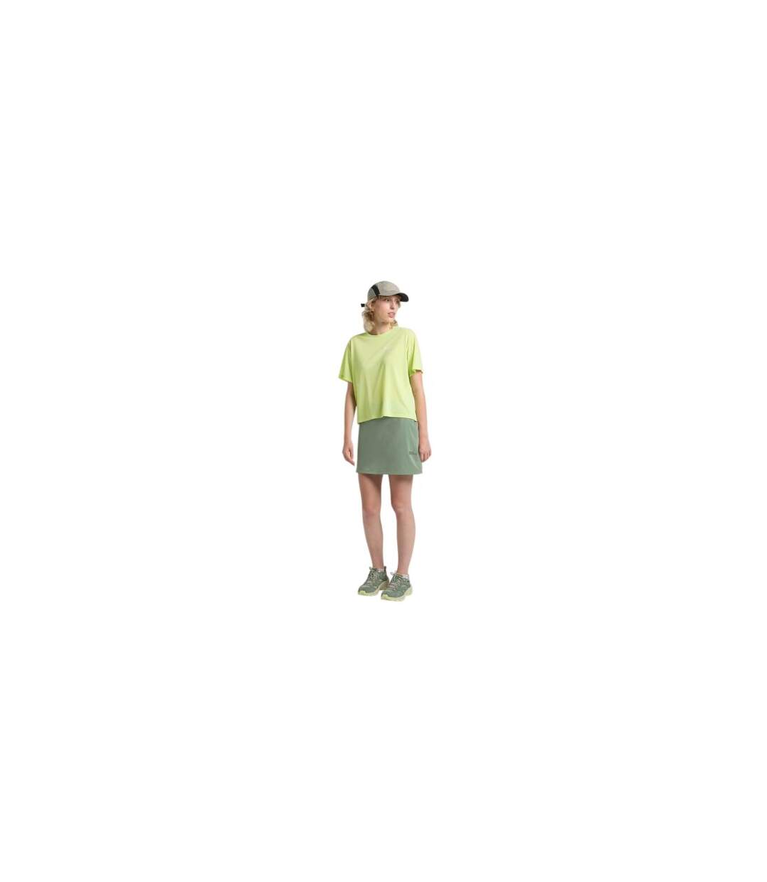 Jupe-short Randonnée Femme Vert Pâle Jack Wolfskin-1
