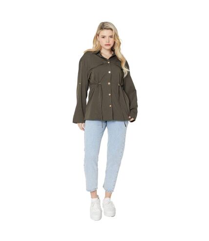 Veste chemise femme vert kaki Dorothy Perkins