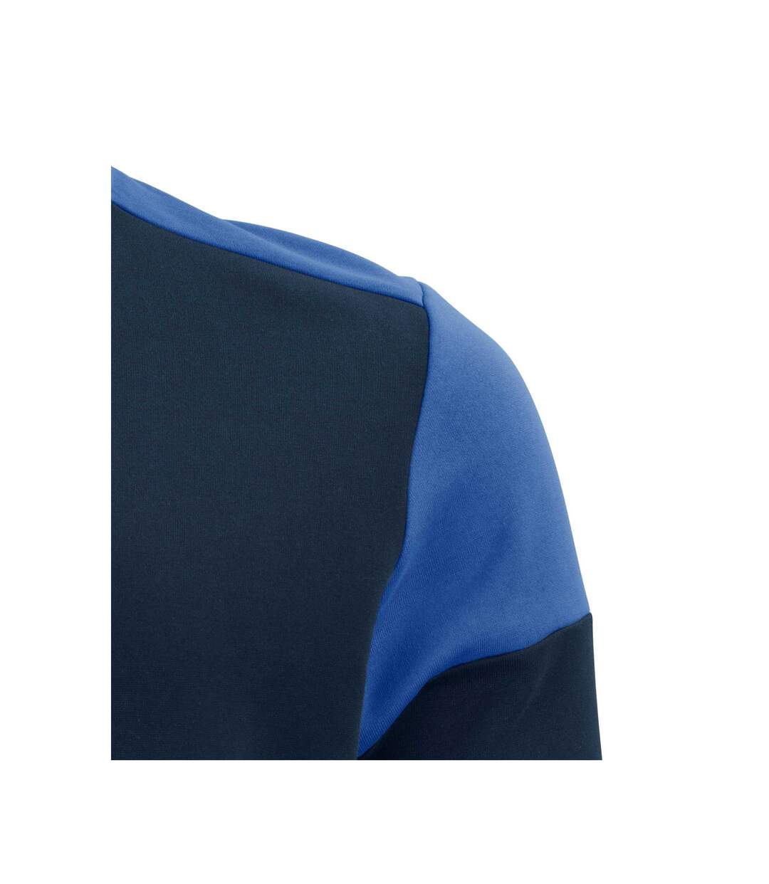 Mens Contrast Crew Neck Sweatshirt Navy Cobalt Printer PRIME-4
