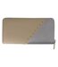 Ladies Faux Leather Wallet Large Panelled Purse Card Coin Organiser-2