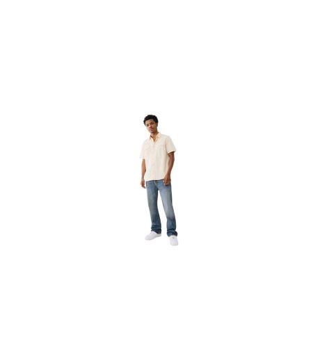 Mens Regular Short-sleeved Shirt Winter White True Religion