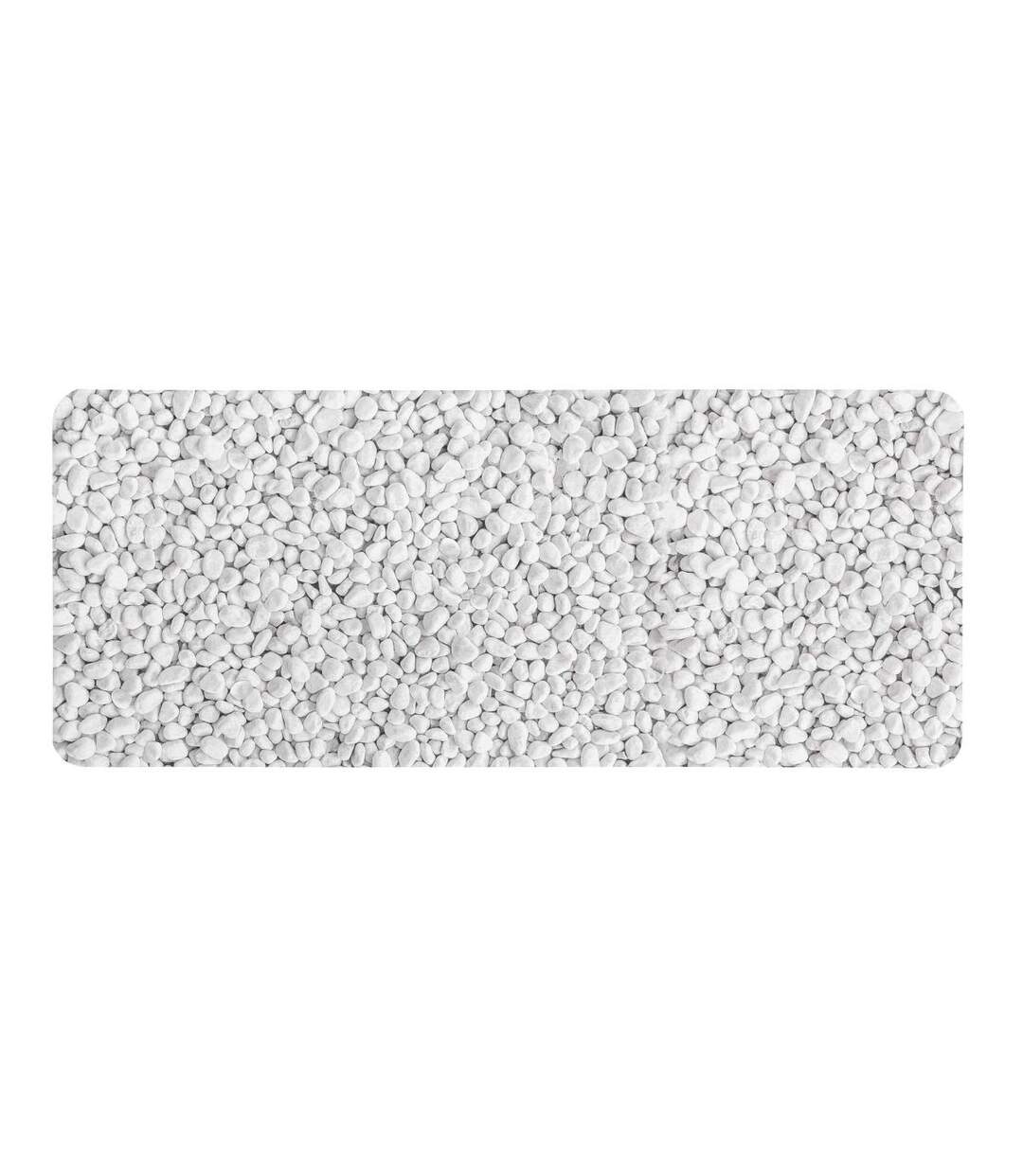 Tapis de Bain Imprimé Leandra 50x120cm Gris-1