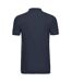 Mens pique stretch polo shirt french navy Russell