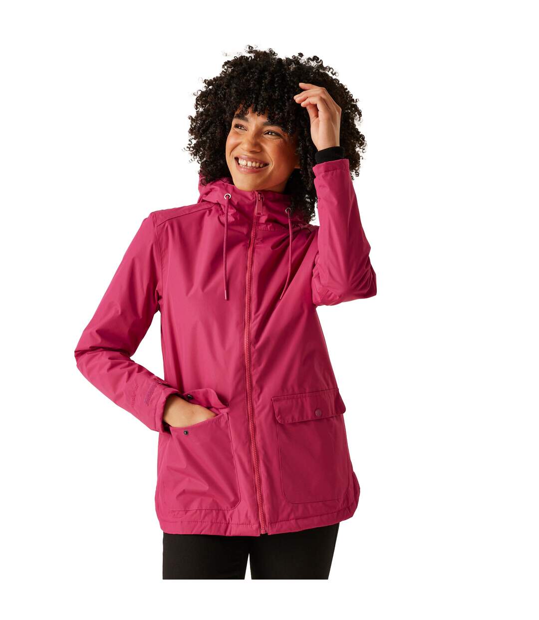 Veste imperméable broadia femme rose foncé Regatta-3