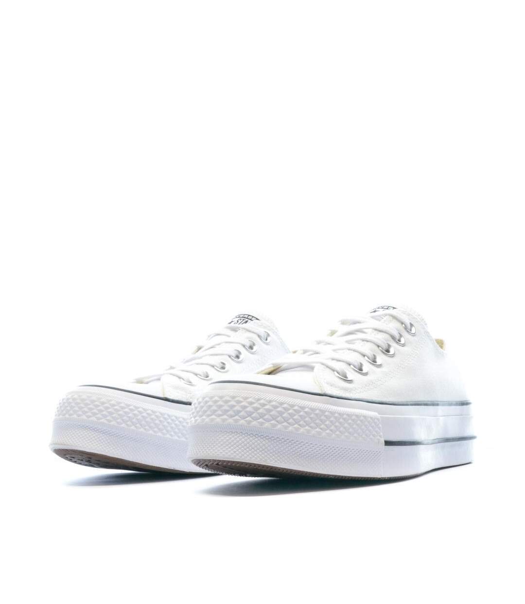 Baskets compensées blanches femme Converse All Star - 39.5-4