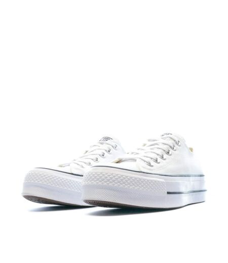 Baskets compensées blanches femme Converse All Star - 39.5