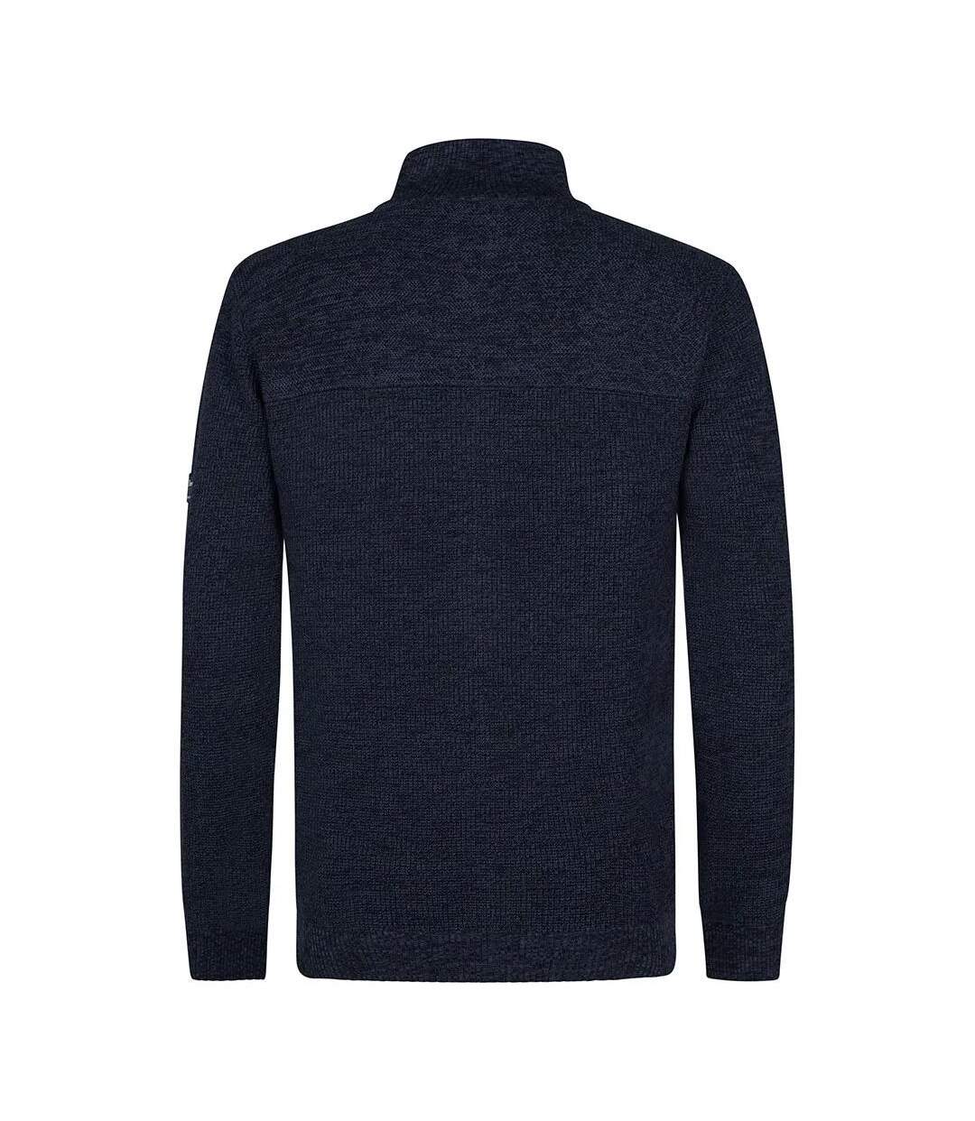 Sweat zippé marine homme petrol industries collar-2