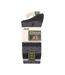 3 Pack Ladies Performance Boot Socks | Women's Ribbed Cushioned Comfort Socks-2