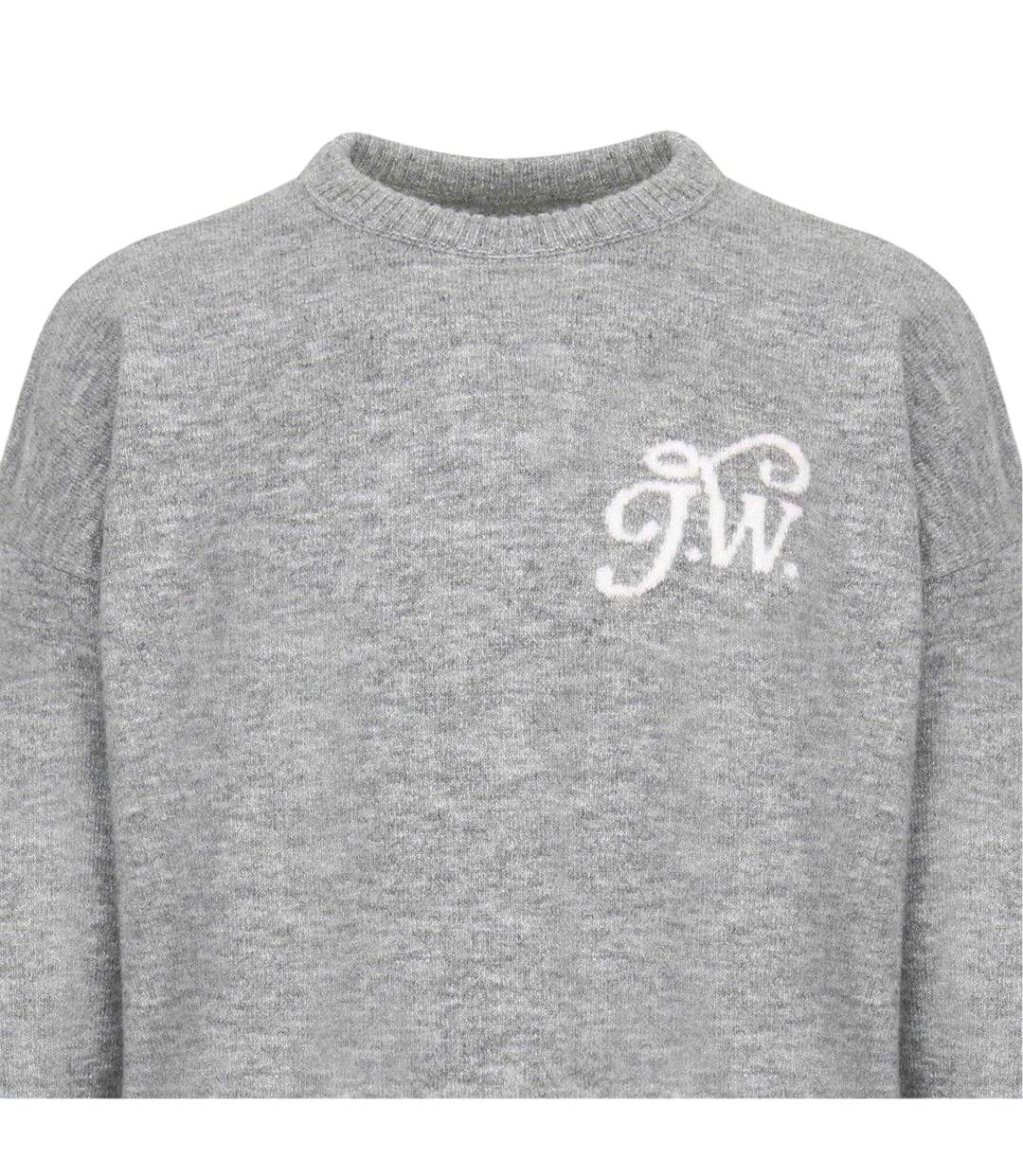 Sweat Motif/style Signature Homme Gris Chiné Jack Wills-3
