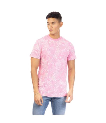 T-shirt Motif/style Imprimé Feuille Madders Homme Rose Peter Werth