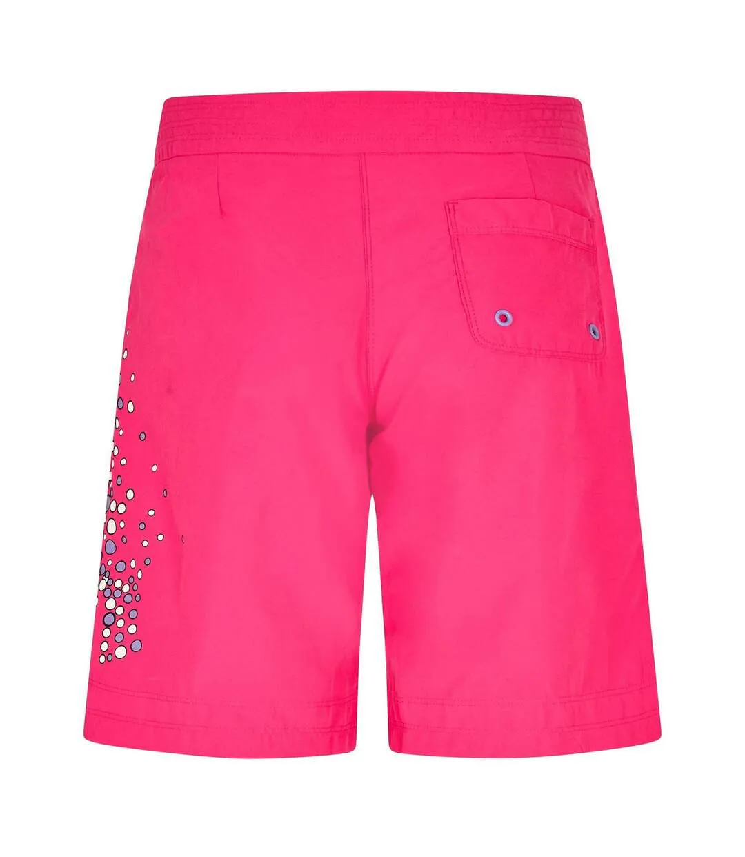 Womens/ladies Relaxed Fit Board Shorts Pink Puma-2