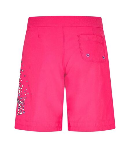 Womens/ladies Relaxed Fit Board Shorts Pink Puma