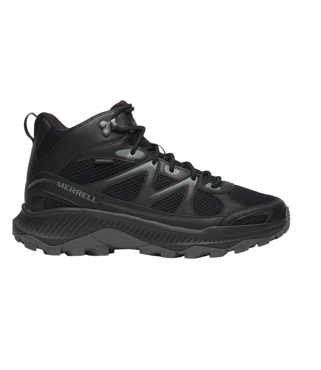 Mens Tempo Hiking Boots Black Merrell-1
