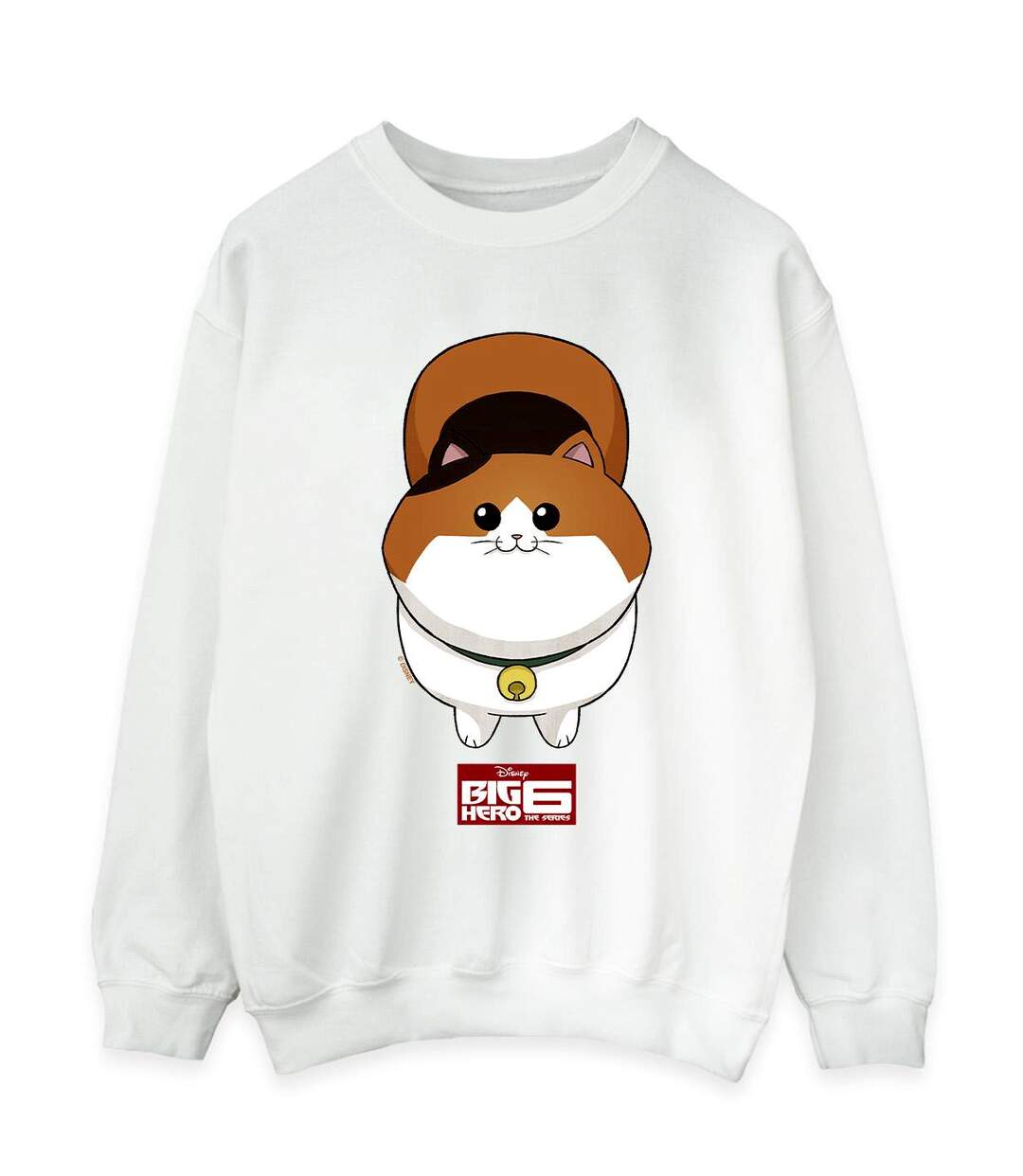 Disney - Sweat BIG HERO BAYMAX KITTEN FACE - Femme (Blanc) - UTBI11738-1