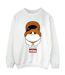 Disney - Sweat BIG HERO BAYMAX KITTEN FACE - Femme (Blanc) - UTBI11738-1