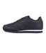 Mens Classic Coated Leather Trainers Navy White Slazenger-3
