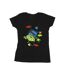 Disney T-shirt en coton Femme/Ladies Toy Story Christmas Lights Aliens (Noir) - UTBI44479-1