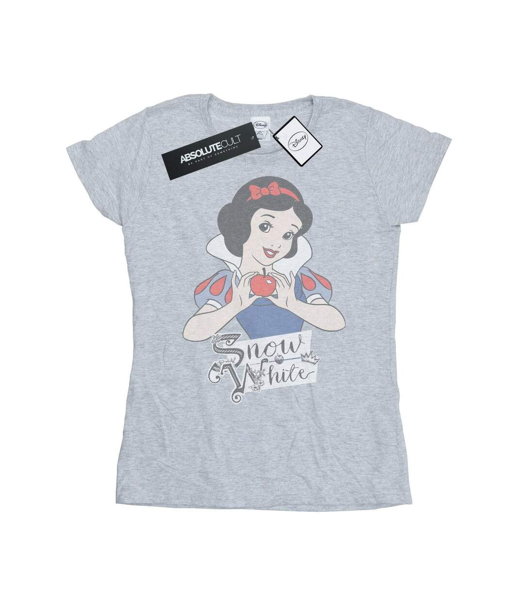 Disney Princess - T-shirt SNOW WHITE APPLE - Femme (Gris chiné) - UTBI36905-1