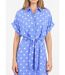 Robe longue à pois, manches courtes-3