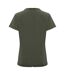 Womens/ladies Husky T-shirt Dark Green Brown Roly-2