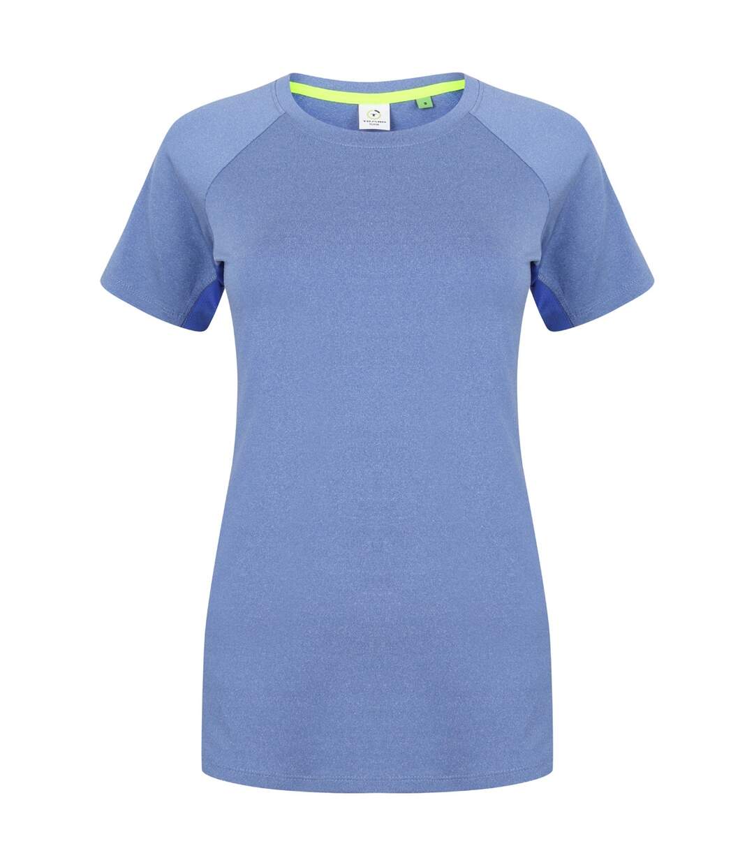 T-shirt à manches courtes femme bleu marl / bleu Tombo Teamsport-1