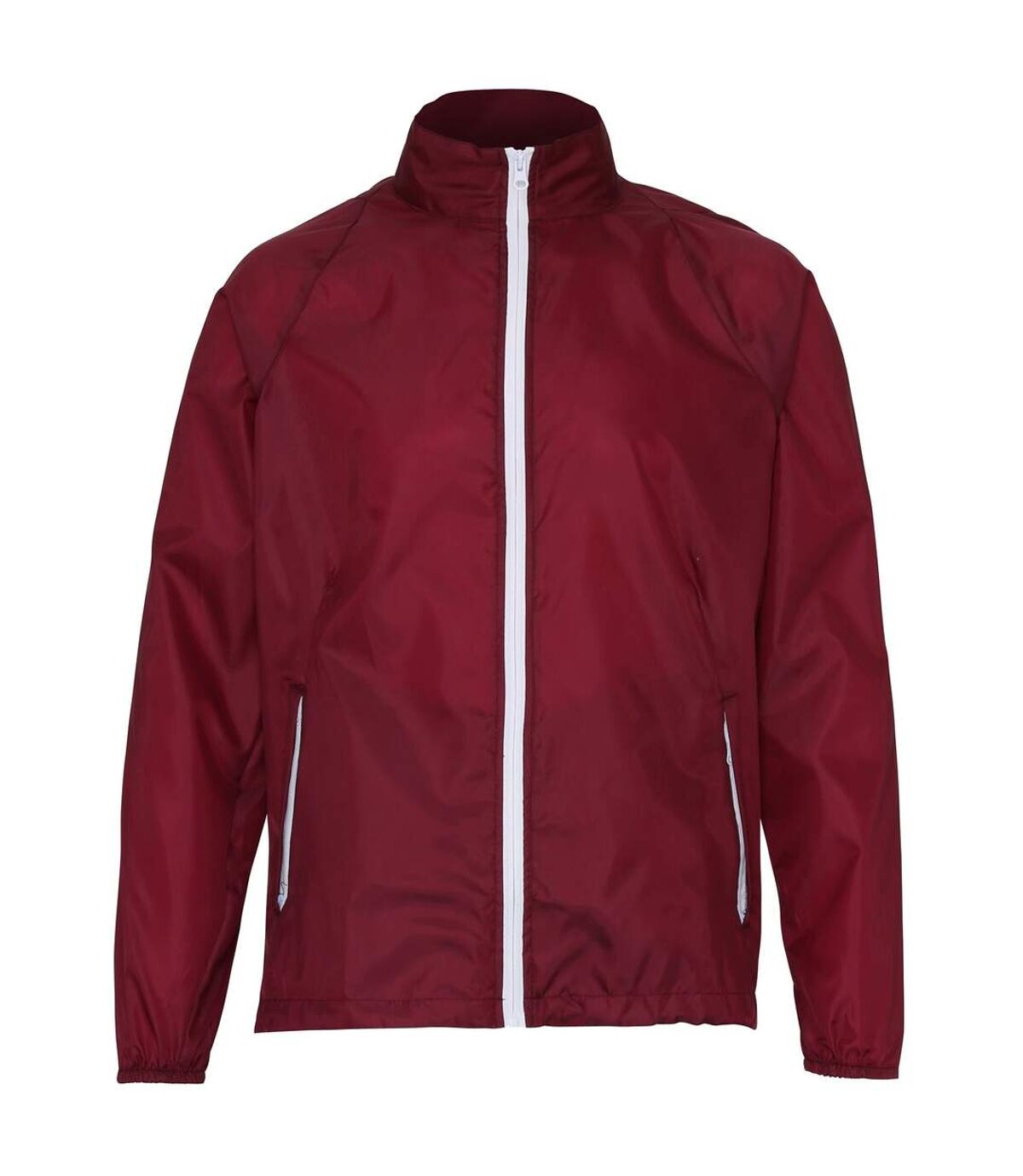 2786 - Lot de 2 vestes de pluie légères - Homme (Bordeaux/Blanc) - UTRW7001