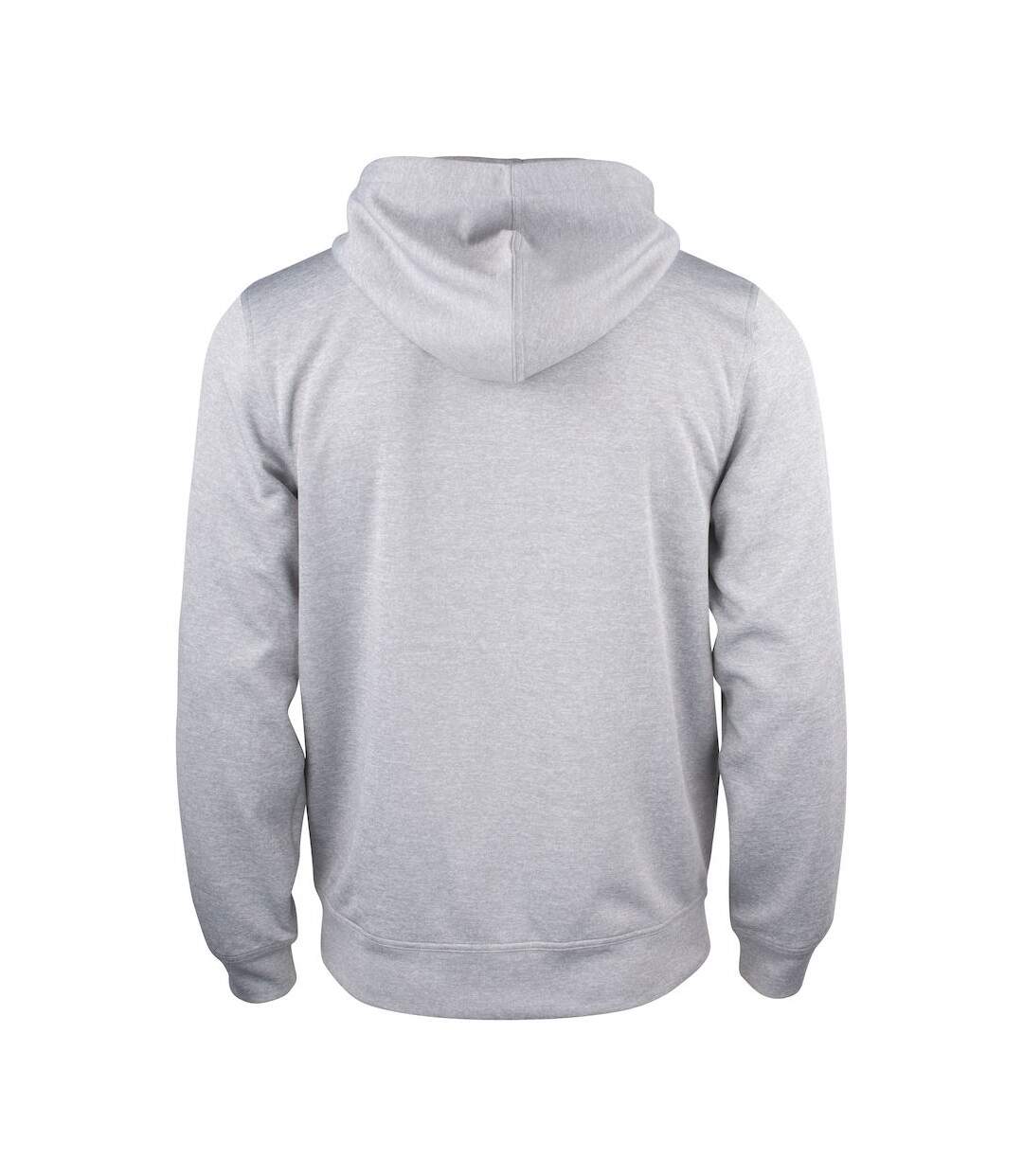 Veste à capuche basic homme gris chiné Clique-2