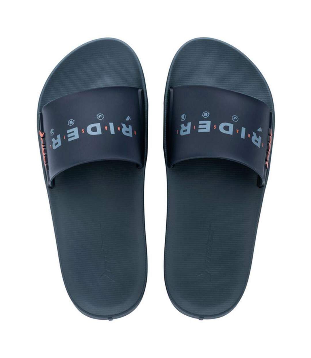 Claquettes Motif/style Graphique Homme Bleu Marine Rider-2
