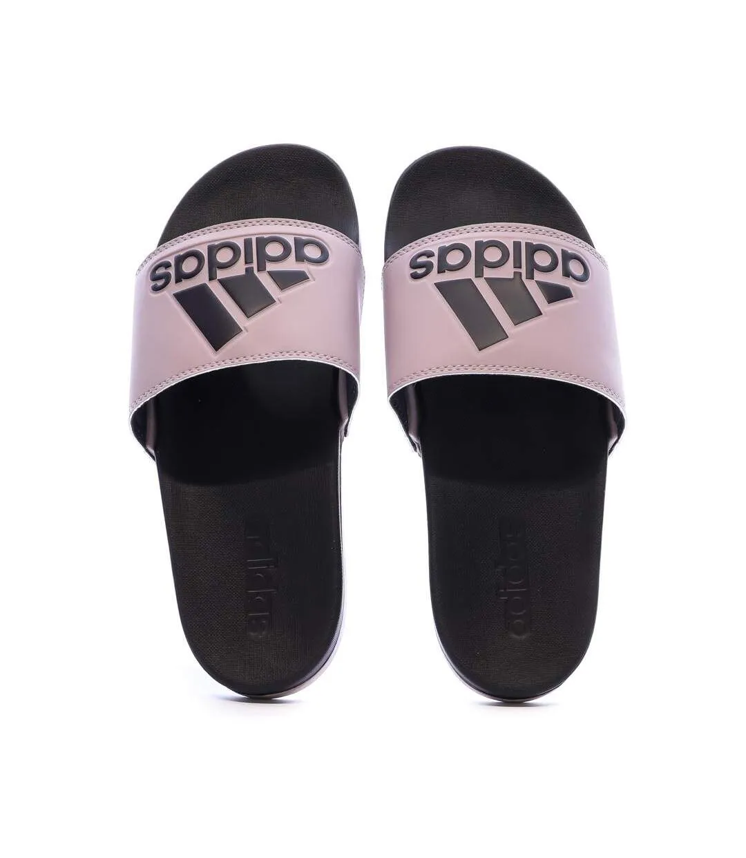 Sandales rose/noir femme adidas confortables adilette-3