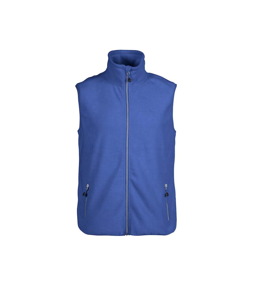 Printer RED Mens Sideflip Sleeveless Fleece Top (Blue)
