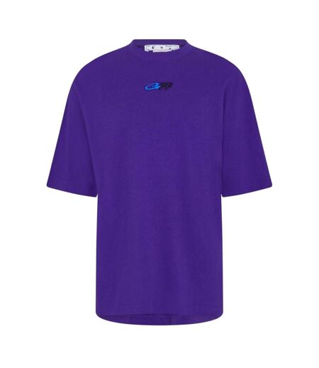 T-shirt Homme Violet Off White