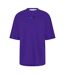 T-shirt Homme Violet Off White-1